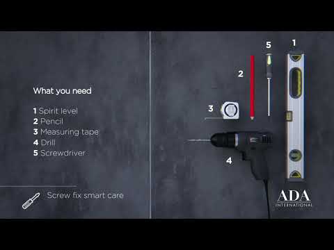 Smart Care System Holder shining chrome, for screwing