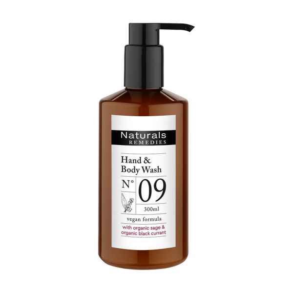 Naturals Remedies No. 09 – Hand & Body Wash met Salie & Zwarte Bes (300ml)