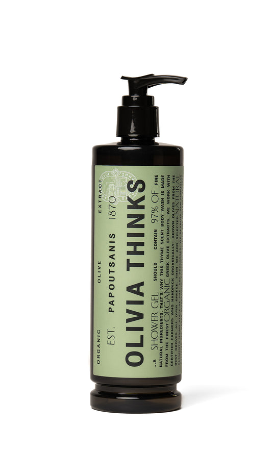 Olivia Thinks - Nourishing Shower Gel with Olive Oil & Aloe Vera (400ml)