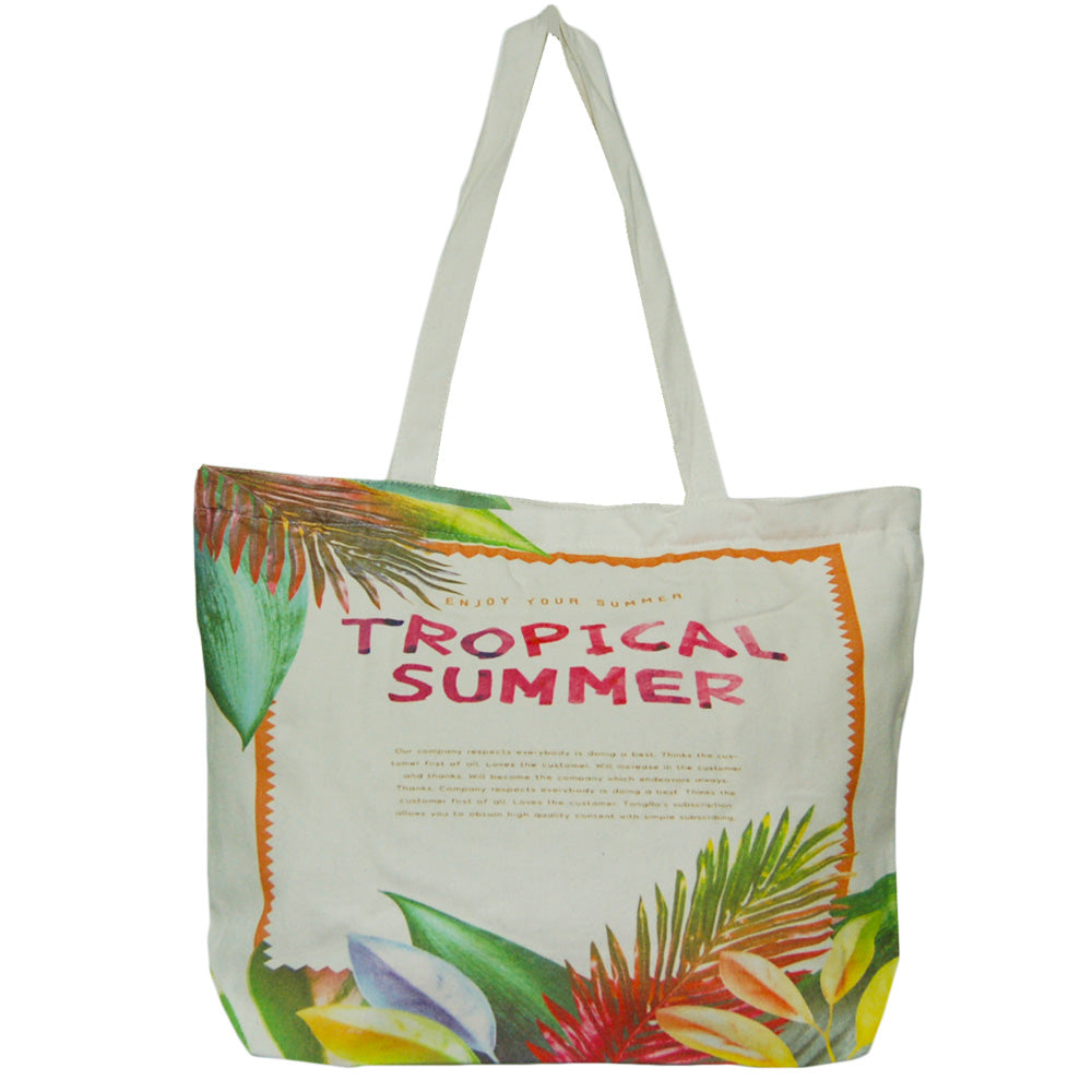 Tropical Summer bag no. 4 linen bag.